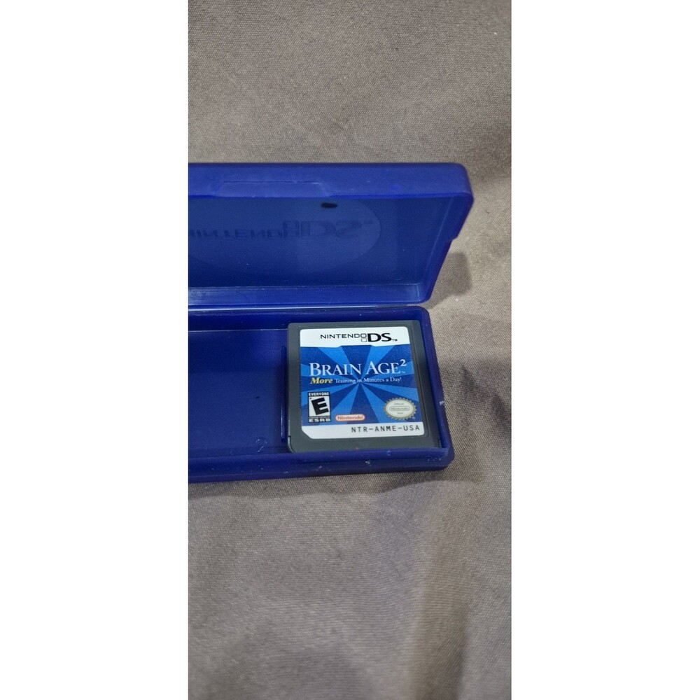 Brain Age 2 More Training in Minutes a Day Nintendo DS 2007 Cartridge Only EUC